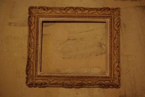 Bois sculpte roux et or 1930